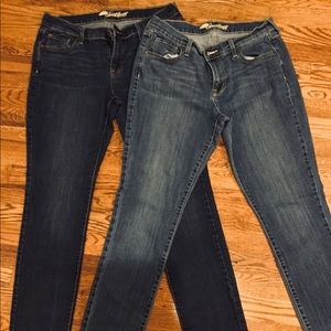 Old Navy Sweetheart Dark and Medium Wash Jeans